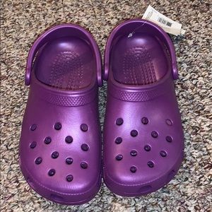 NWT Purple crocs!